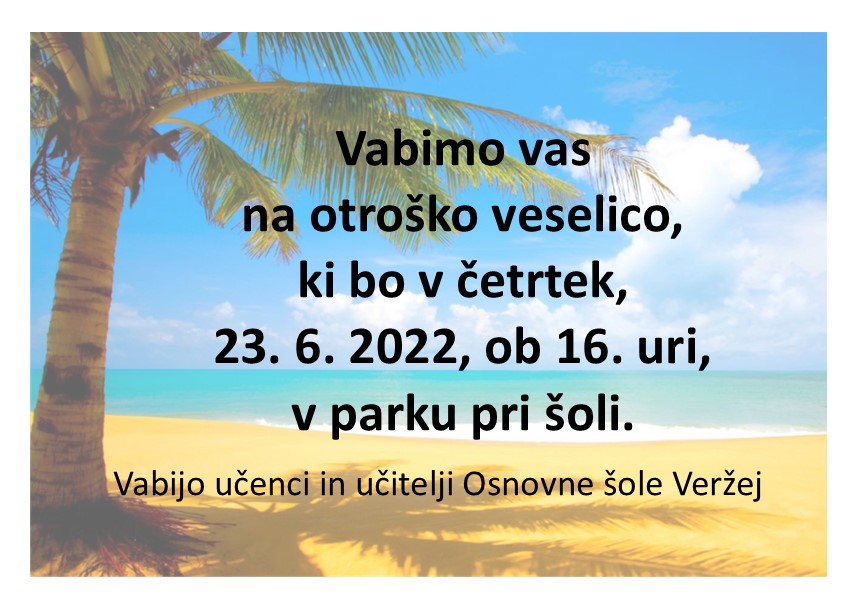 Otroška veselica 2022